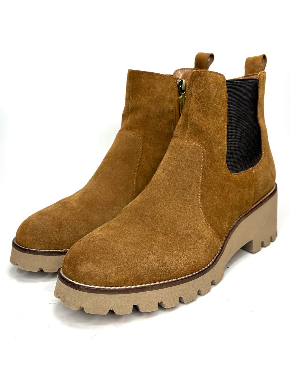 Blondo Destin Suede Camel Waterproof Chelsea Boots | 9